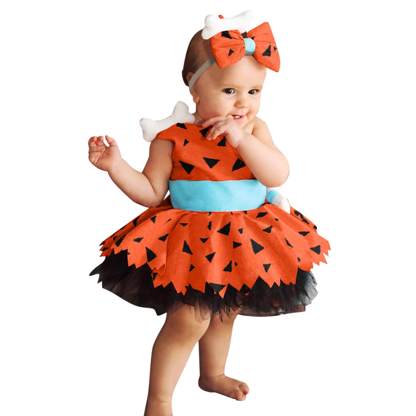 Girls Fashion Simple Halloween Mesh Costume Suit - Mubimart -  