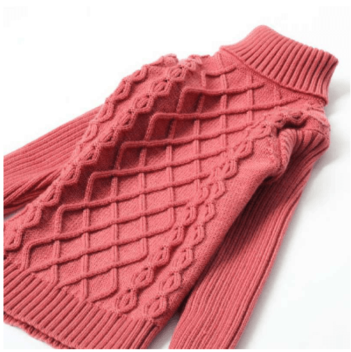 Girls Plus Velvet Thick Double Layer Sweater - Mubimart