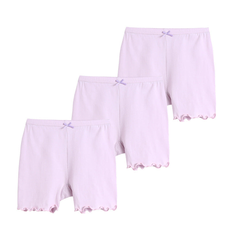 Girls' Safety Pants Anti-empty Three-point Leggings - Mubimart -  