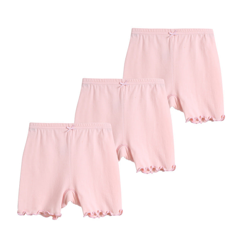 Girls' Safety Pants Anti-empty Three-point Leggings - Mubimart -  