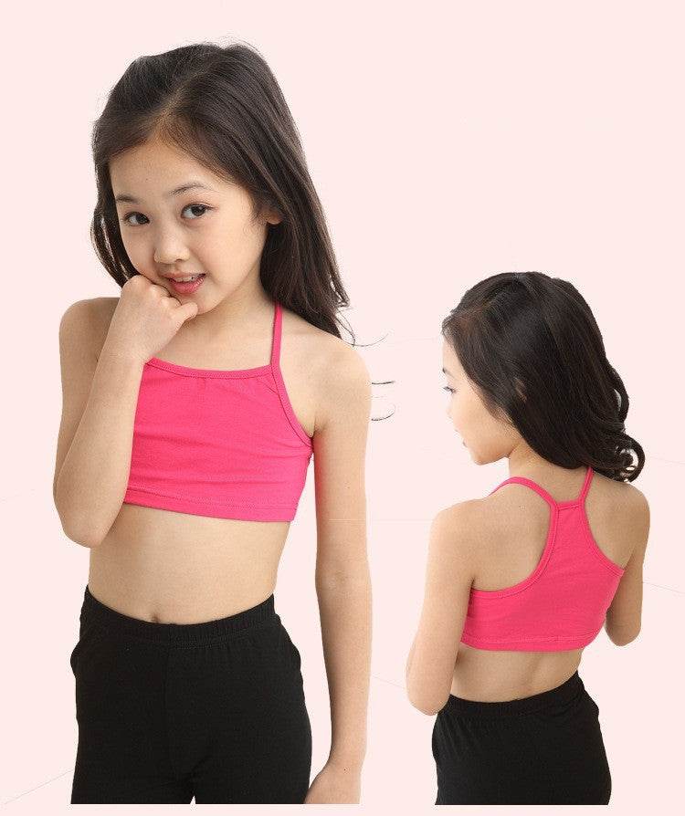 Girls Tube Top Wrapped Chest Camisole Girls Developmental Underwear - Mubimart