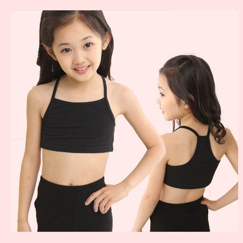 Girls Tube Top Wrapped Chest Camisole Girls Developmental Underwear - Mubimart