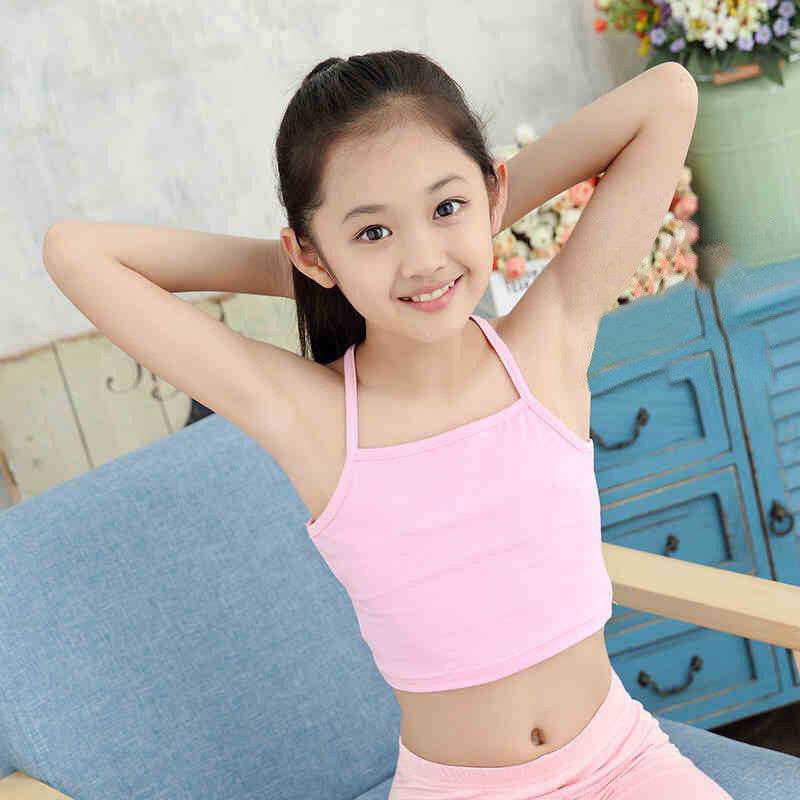 Girls Tube Top Wrapped Chest Camisole Girls Developmental Underwear - Mubimart