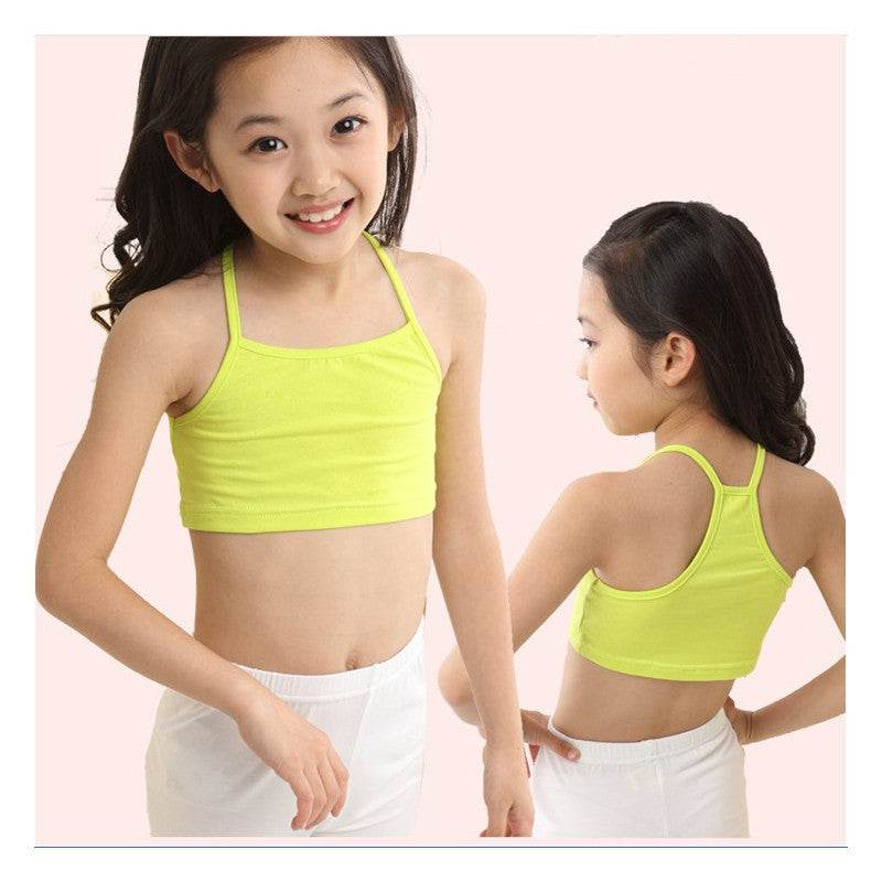 Girls Tube Top Wrapped Chest Camisole Girls Developmental Underwear - Mubimart