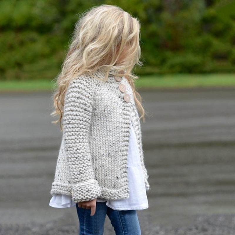Girls cardigan sweater coat - Mubimart