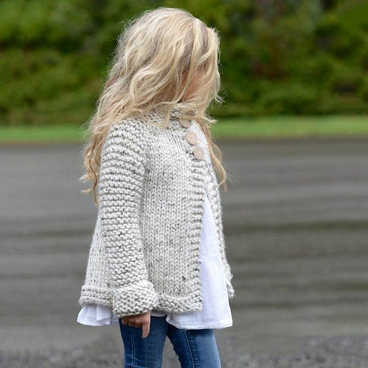 Girls cardigan sweater coat - Mubimart