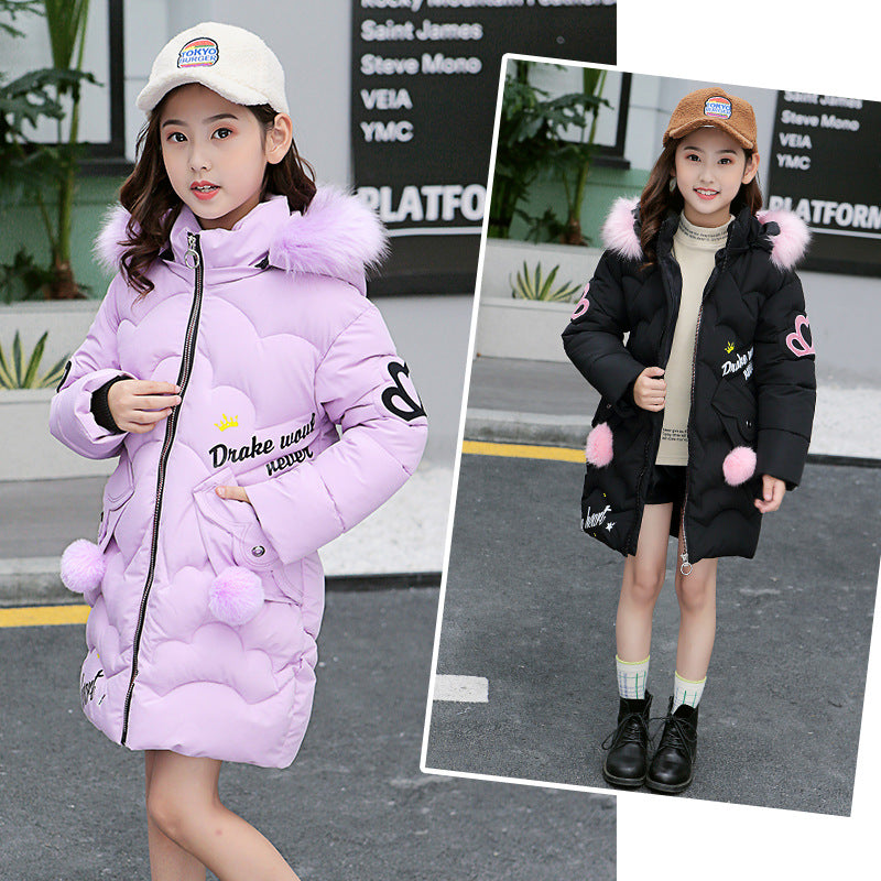 Girls' cotton-padded jackets - Mubimart -  