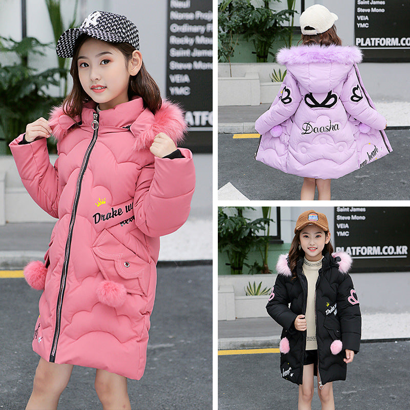 Girls' cotton-padded jackets - Mubimart -  