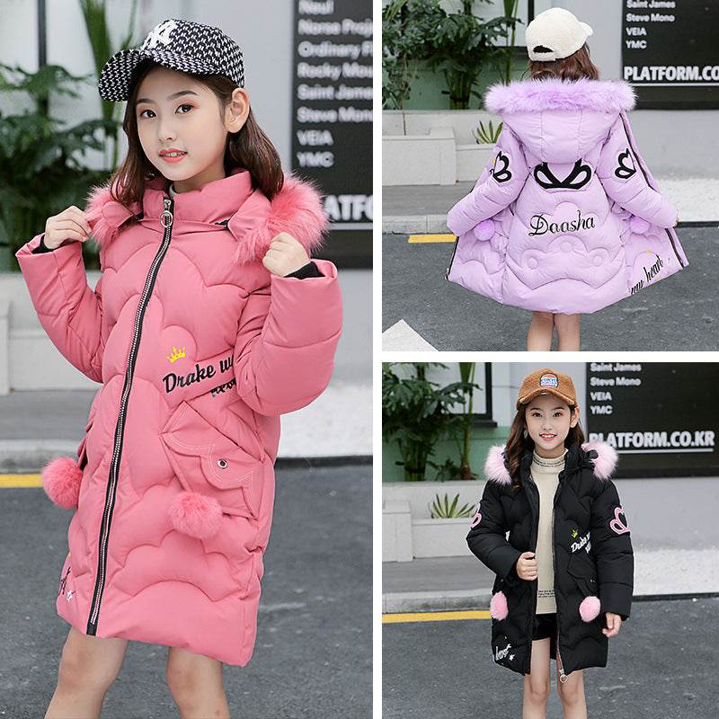 Girls' cotton-padded jackets - Mubimart