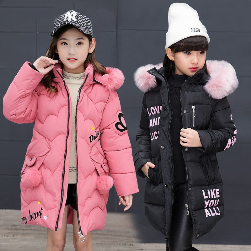 Girls' cotton-padded jackets - Mubimart - Tops & Tees 