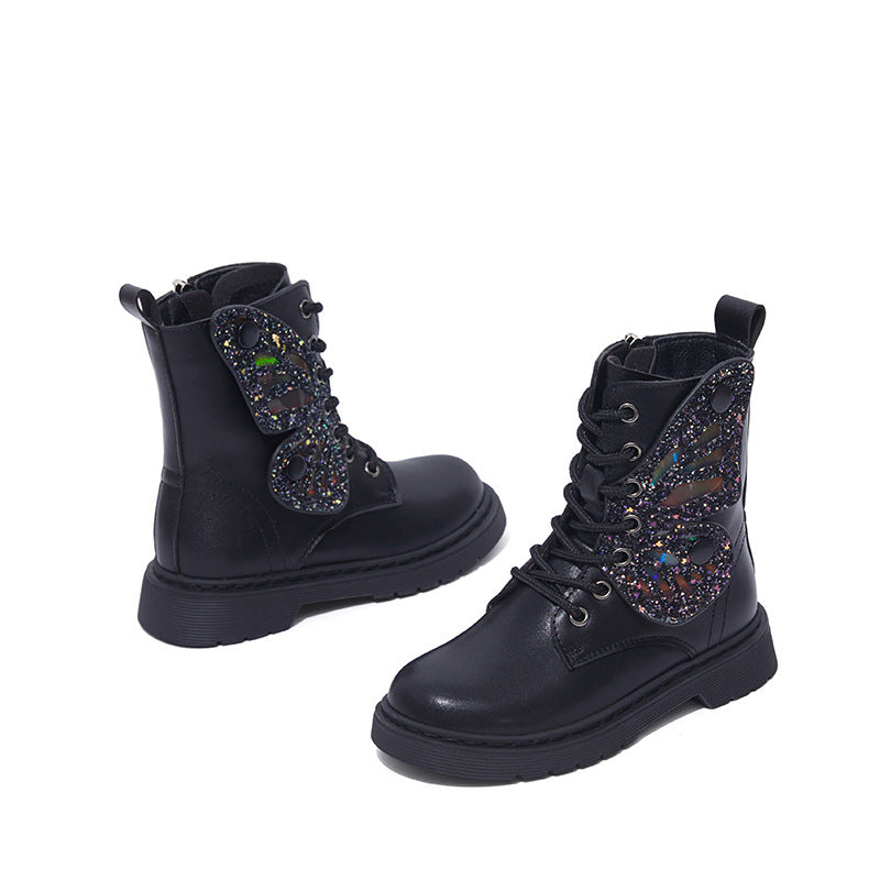 Girls' shoes Martin boots kids boots - Mubimart -  