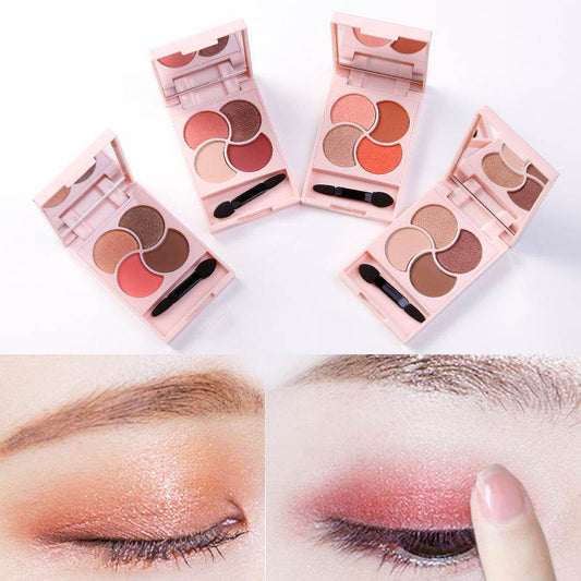 Girly four-color eyeshadow - Mubimart