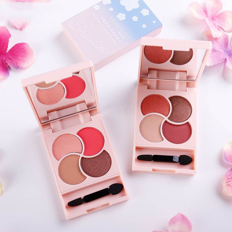 Girly four-color eyeshadow - Mubimart