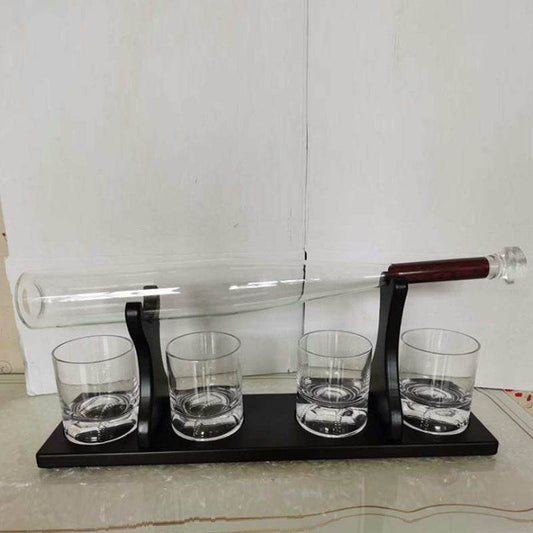 Glass Baseball Bottle Glass Decanter Baseball Cup Glass Decanter Creative Shaped Glass Bottle - Mubimart