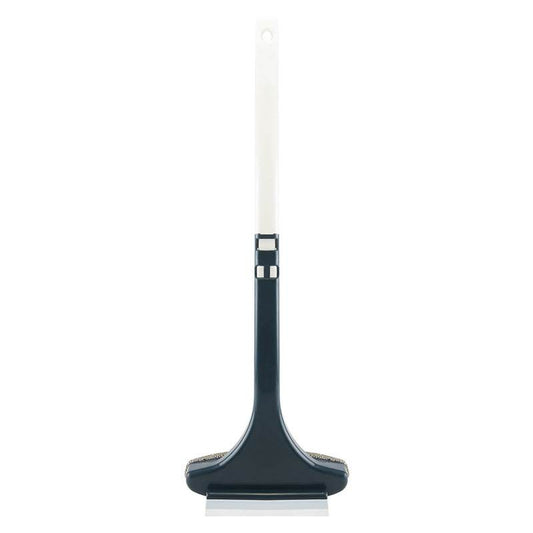 Glass Cleaning Tool Cleaning Brush Washing Window Cleaner Squeegee Wiper Long Handle Head Brush Window Cleaner Scrubbe - Mubimart
