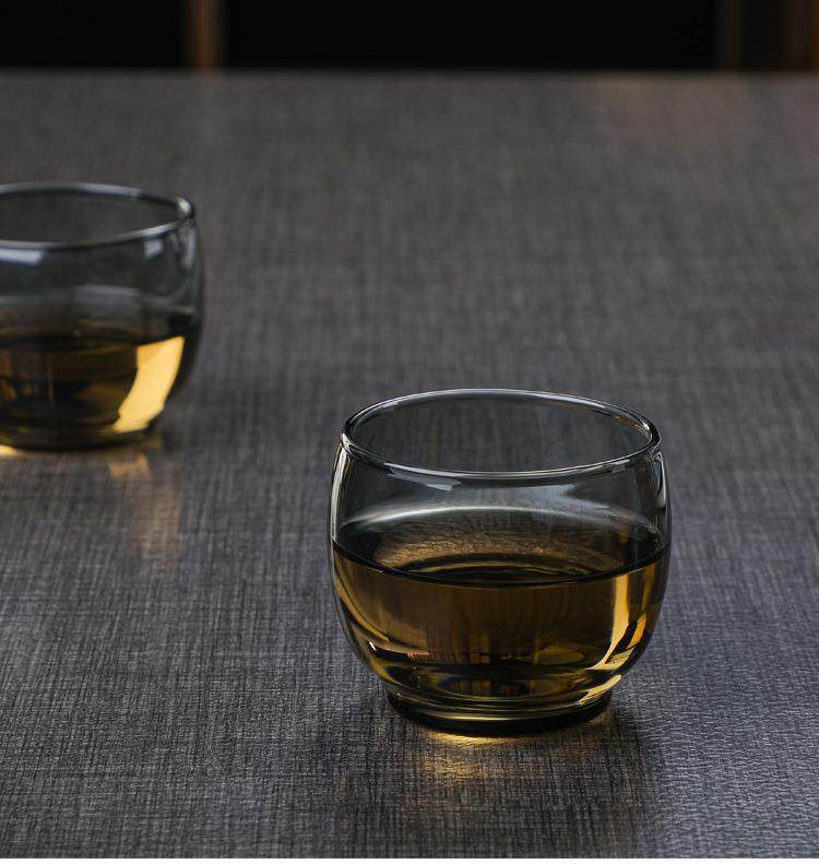 Glass Lid Bowl Non-scald Cover Bowl New Japanese Cover Bowl New Tea Set - Mubimart
