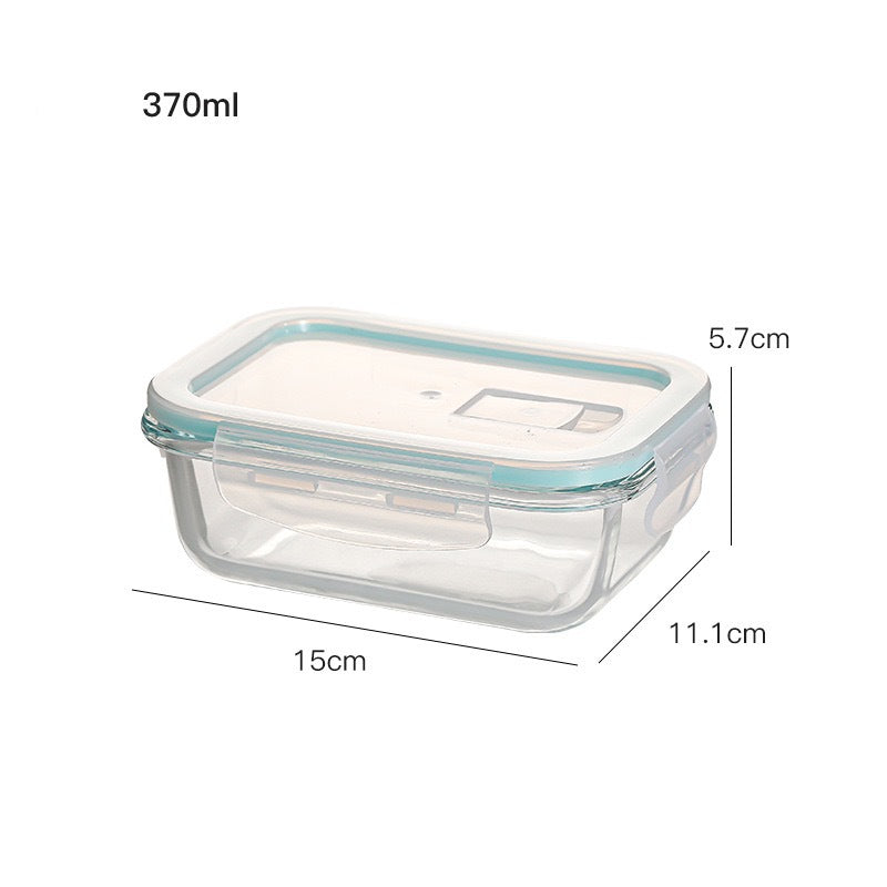 Glass Lunch Box Microwave Lunch Box Separation Type - Mubimart -  