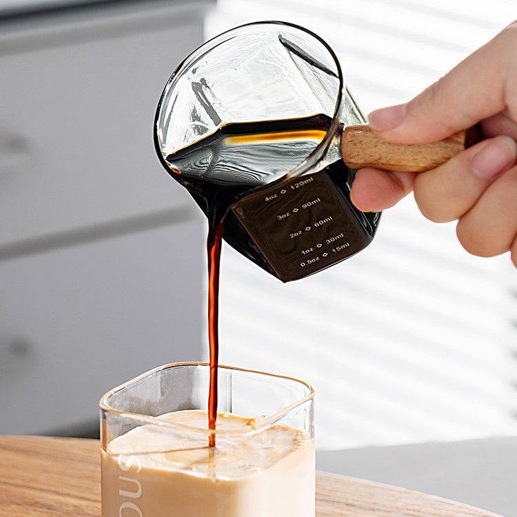 Glass Measuring Scale Coffee Measuring Cup - Mubimart