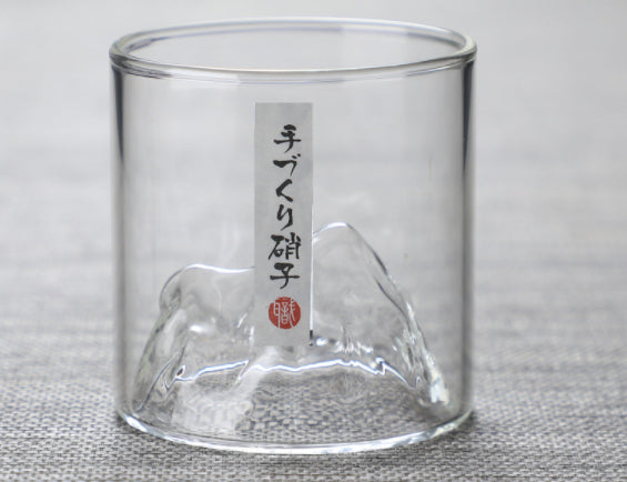 Glass Mountain View Household Water Cup - Mubimart -  