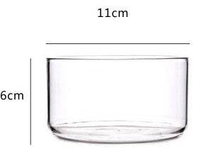 Glass Overlapping Preservation Salad Bowl - Mubimart