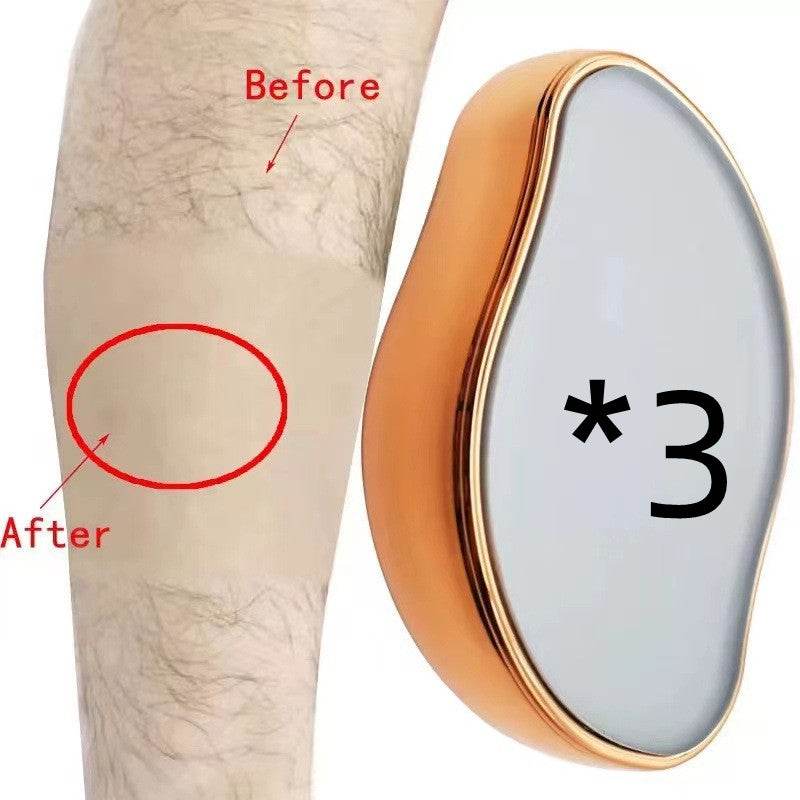 Glass Shaver Hair Removal And Exfoliation Home Beauty Tool To Remove Crystal Hair Remover - Mubimart