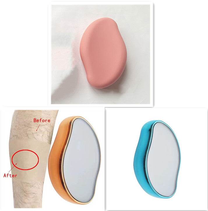 Glass Shaver Hair Removal And Exfoliation Home Beauty Tool To Remove Crystal Hair Remover - Mubimart
