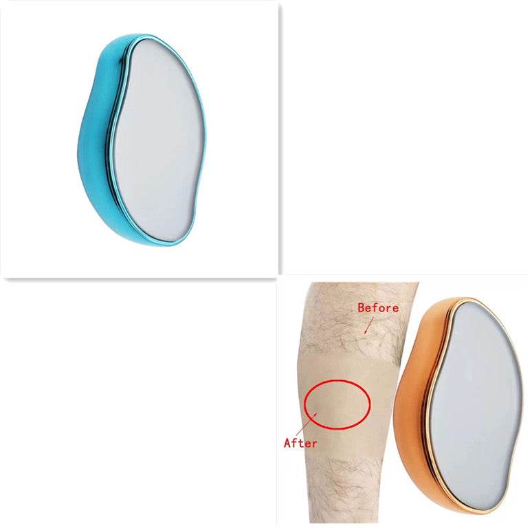 Glass Shaver Hair Removal And Exfoliation Home Beauty Tool To Remove Crystal Hair Remover - Mubimart