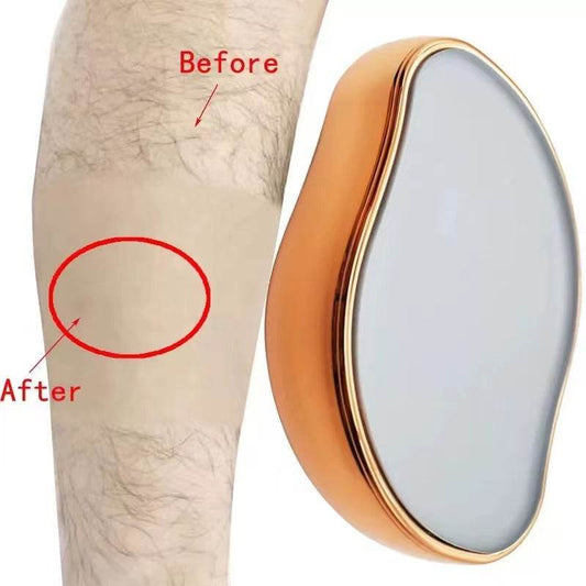 Glass Shaver Hair Removal And Exfoliation Home Beauty Tool To Remove Crystal Hair Remover - Mubimart