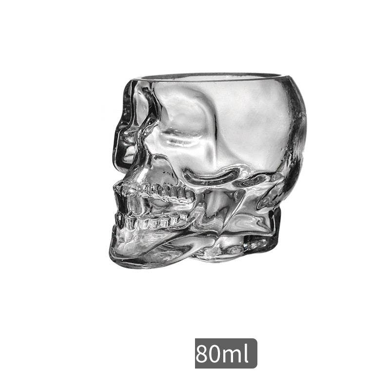 Glass Skull Wine Glass Whiskey Spirits Special-Shaped Wine Glass - Mubimart