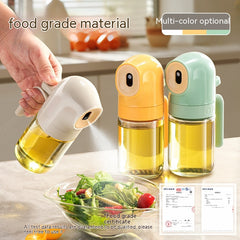 Glass Spray Oil Bottle Jar Anti-leakage Air Fryer - Mubimart - Glass spray bottle 