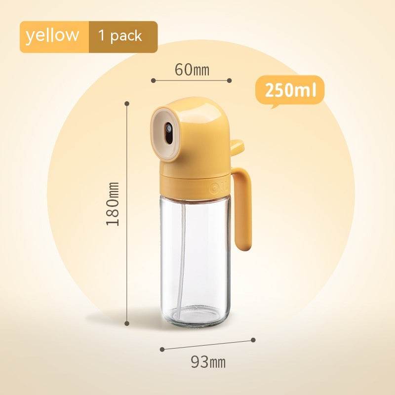 Glass Spray Oil Bottle Jar Anti-leakage Air Fryer - Mubimart