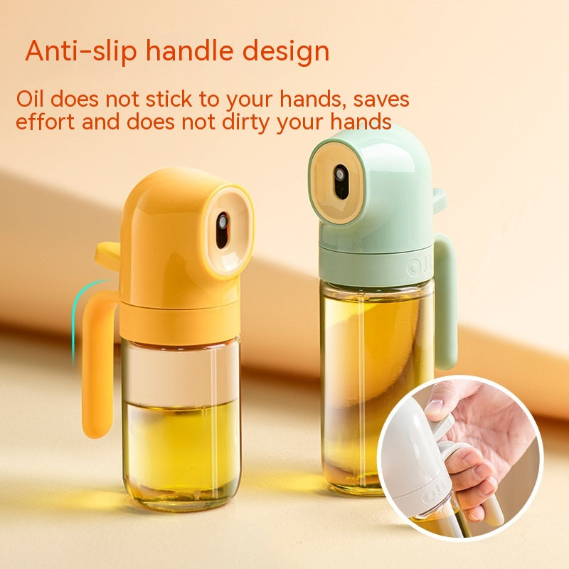 Glass Spray Oil Bottle Jar Anti-leakage Air Fryer - Mubimart -  