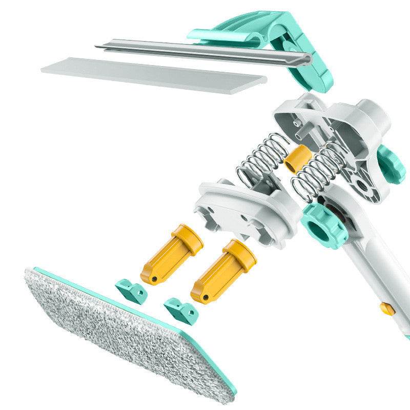 Glass Squeegee Home High-rise Window Telescopic Double-sided - Mubimart