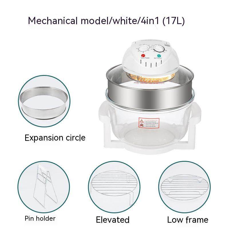 Glass Visual Air Fryer Convection Oven - Mubimart