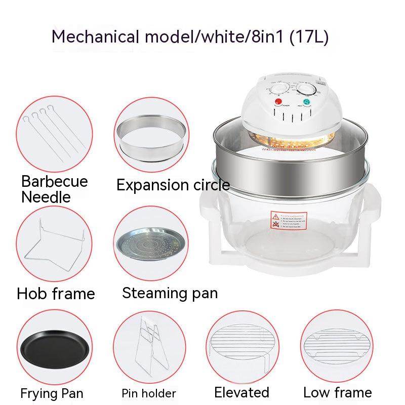Glass Visual Air Fryer Convection Oven - Mubimart