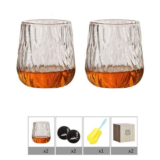 Glass Whisky Water Glass Drink Cup Nordic Ins Style - Mubimart