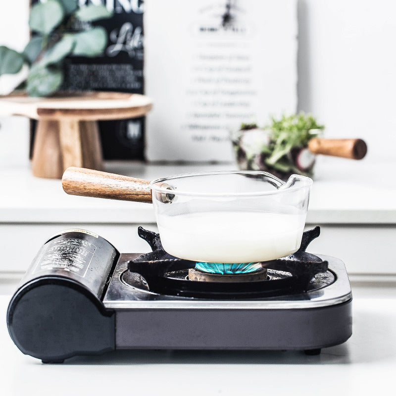 Glass milk pot - Mubimart -  