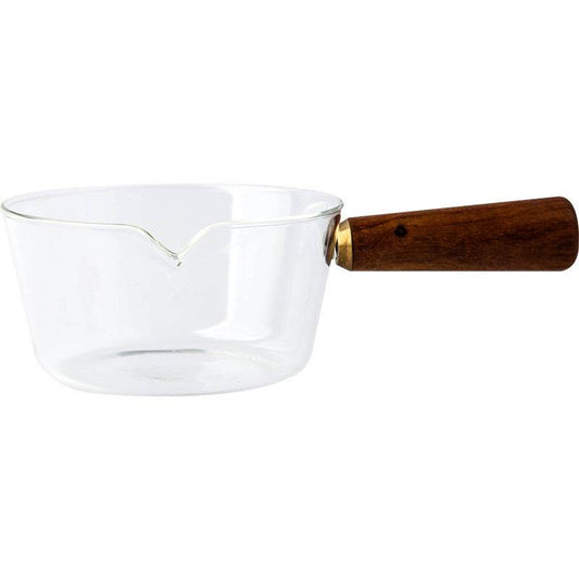 Glass milk pot - Mubimart
