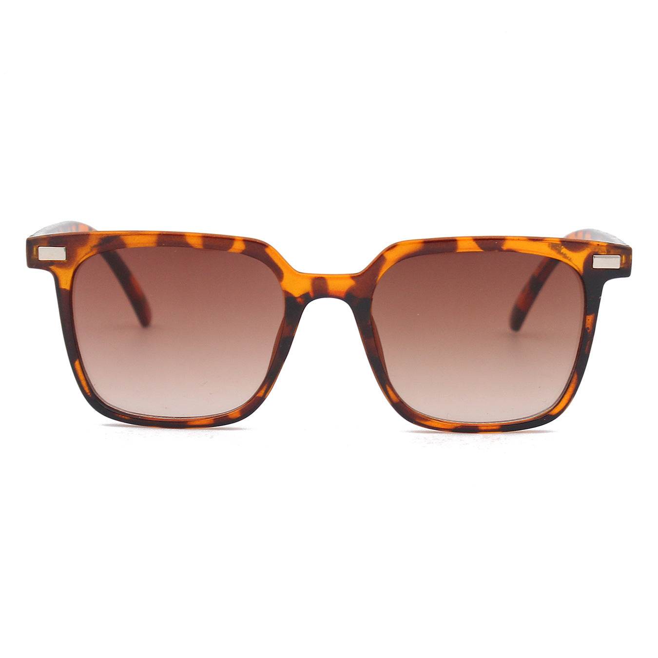 Glasses Sunglasses Retro Multicolored Frame Rice Nail Sunglasses - Mubimart