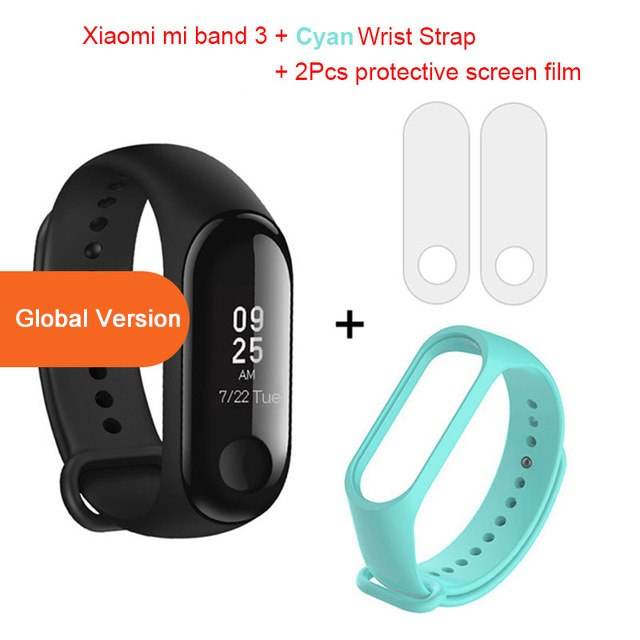 Global Version Xiaomi mi band 3 Fitness Tracker Smart Bracelet 0.78 OLED Touch Screen 50M Waterproof miband 3 Xiomi band 3 - Mubimart