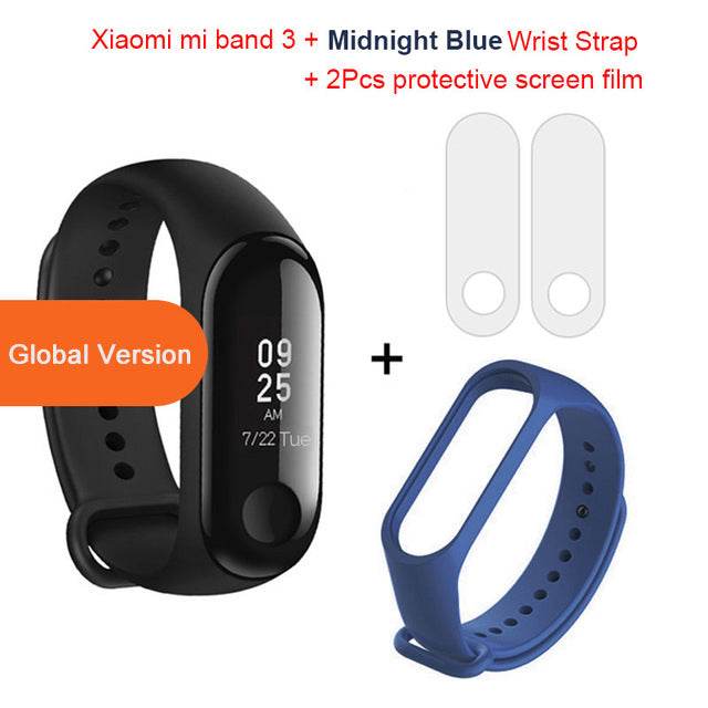 Global Version Xiaomi mi band 3 Fitness Tracker Smart Bracelet 0.78 OLED Touch Screen 50M Waterproof miband 3 Xiomi band 3 - Mubimart