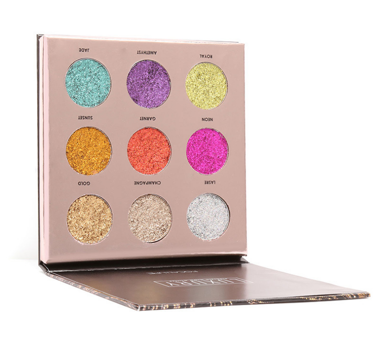 Glow Glitter Eyeshadow Palette - Mubimart -  