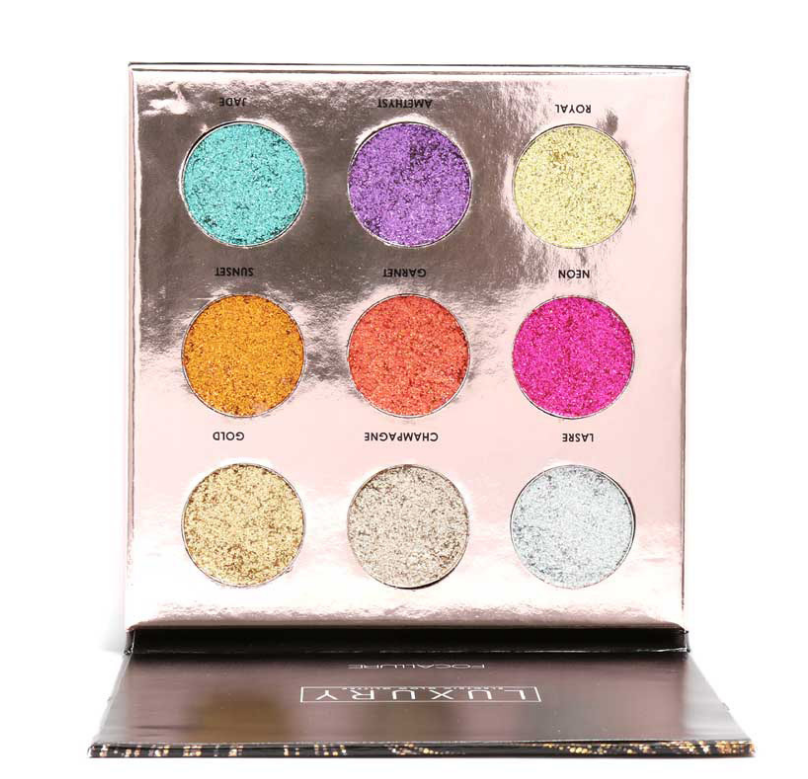 Glow Glitter Eyeshadow Palette - Mubimart -  