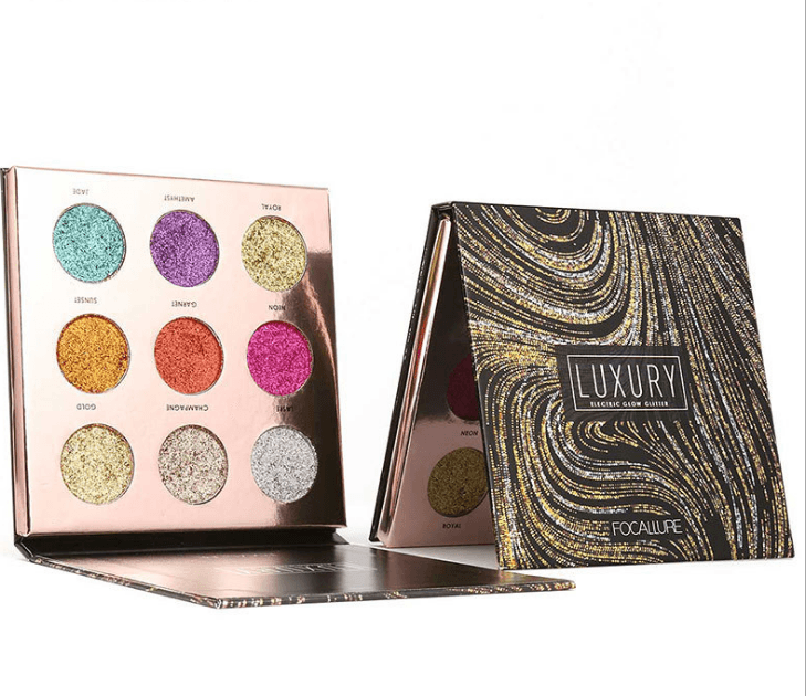Glow Glitter Eyeshadow Palette - Mubimart
