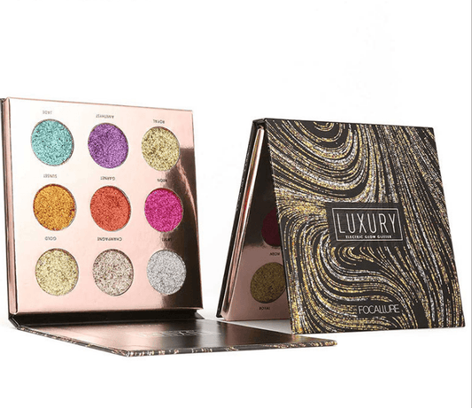 Glow Glitter Eyeshadow Palette - Mubimart