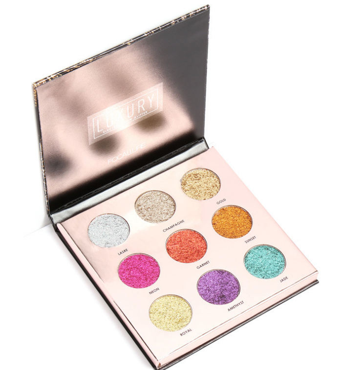 Glow Glitter Eyeshadow Palette - Mubimart -  