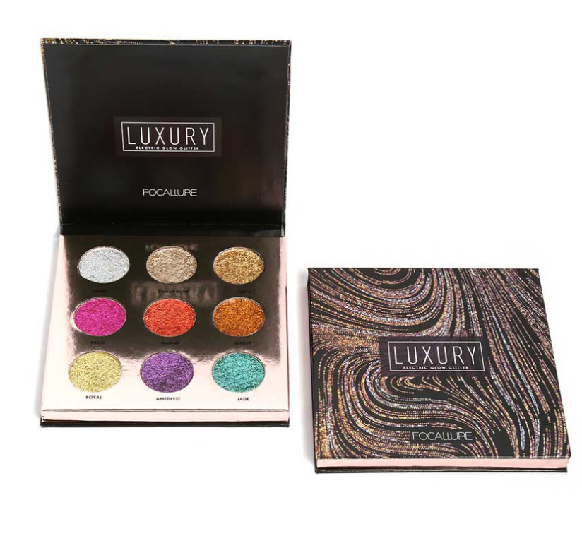 Glow Glitter Eyeshadow Palette - Mubimart -  