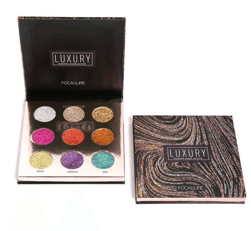 Glow Glitter Eyeshadow Palette - Mubimart