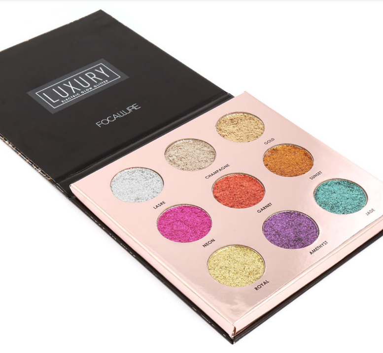 Glow Glitter Eyeshadow Palette - Mubimart -  