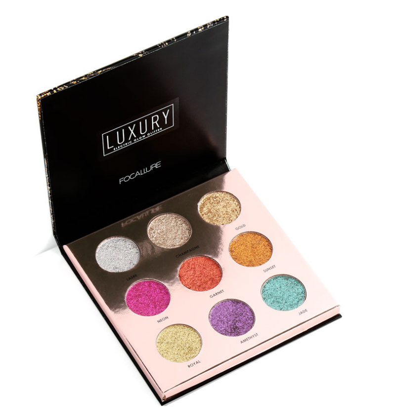 Glow Glitter Eyeshadow Palette - Mubimart -  